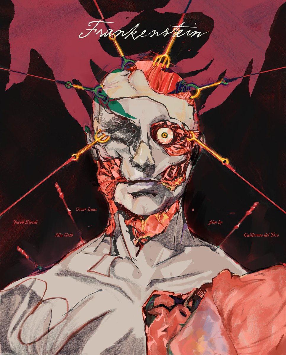 In seeking life, I created death.

An artwork, my love letter to Guillermo del Toro’s Frankenstein.

#frankenstein #fanart #noai
