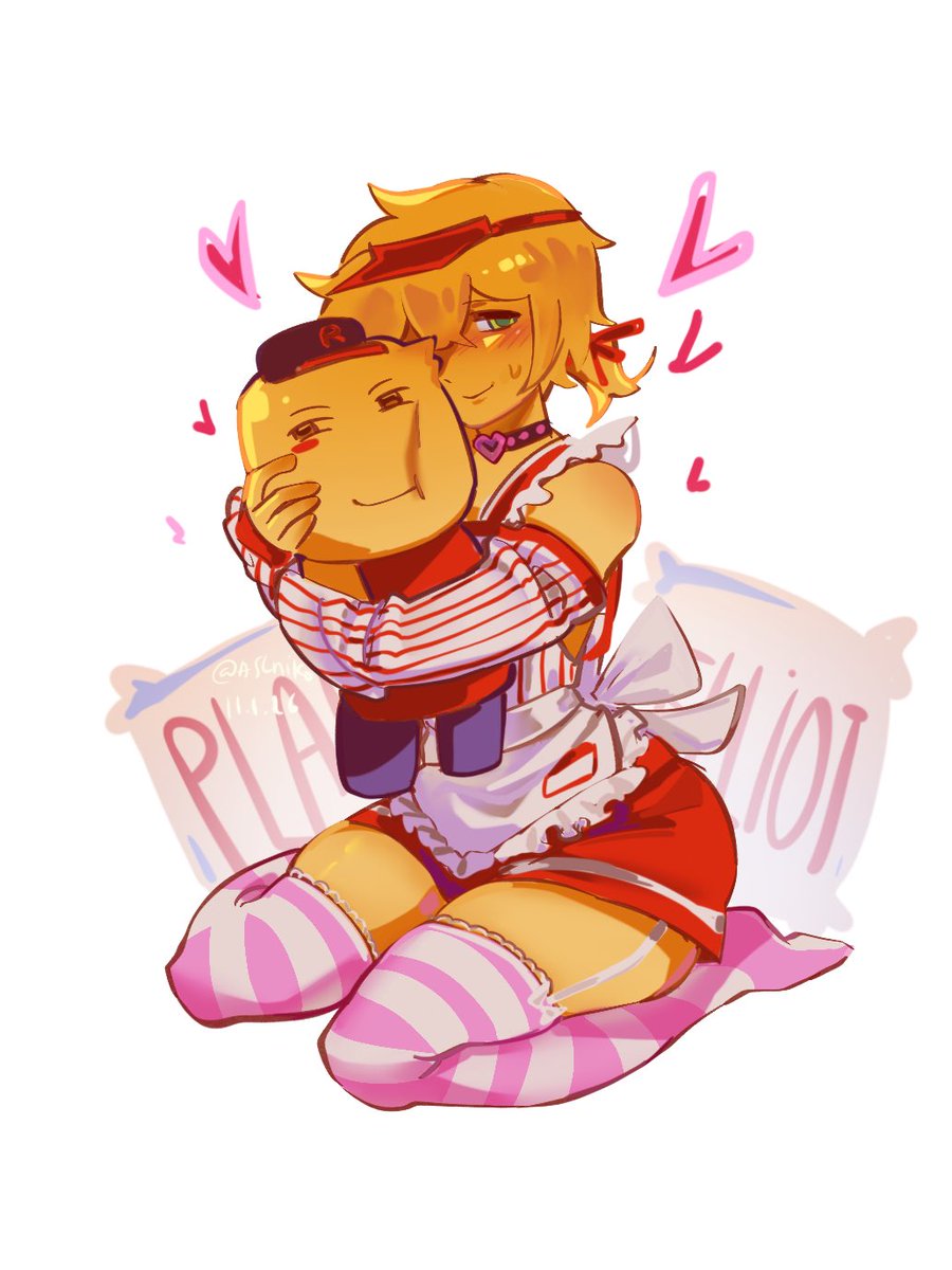 aslniko's tweet image. #femboy #elliot #HEROPIZZA