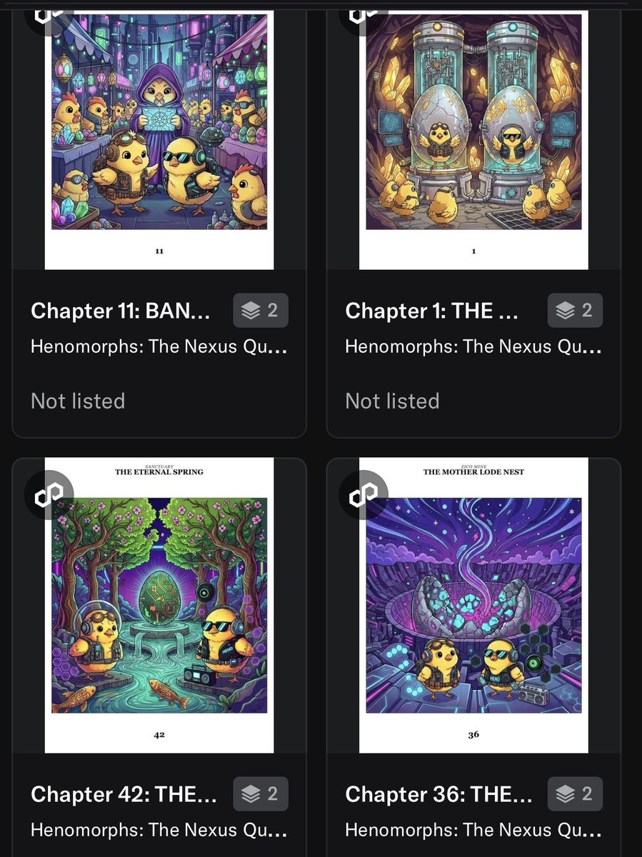 Fun New Drop for Kids: #Henomorphs: The NEXUS QUEST – A Cyberchick Coloring Book with 50 NFTs on Amazon! 
 
Perfect for young artists and future #digital amd #NFT collectors!  Ideal for their #CryptoStamp collectors parents 🚀
A safe, creative way to introduce children to digital