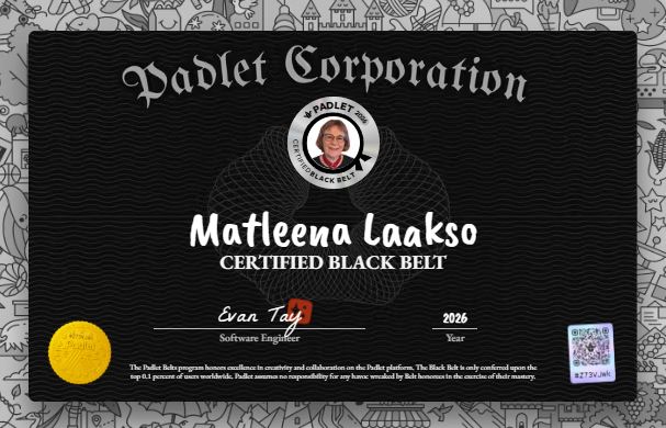 Päivitin Padlet-ohjeet: Open tekoälyapuri kehittynyt, suositteluohjelma lakkautettu ja tilalle tulleet vyöt.
speakerdeck.com/matleenalaakso… #digipeda <a href="/padlet/">Padlet</a>