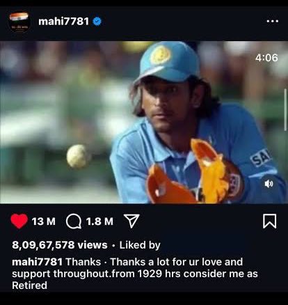 HaramiParindey's tweet image. Been 5 years, still Dhoni fans are like

“Mahi bhai, retire hone se pehle ek hint to dete 😥”