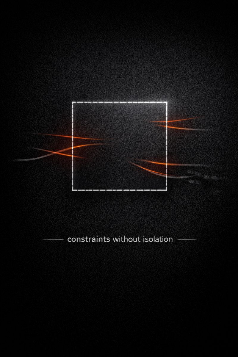 vyrenio's tweet image. Constraints defined what could happen,
but they didn’t yet define where effects should stop.State isolation was incomplete.
Economic boundaries were still permeable.Correct execution did not yet guarantee contained outcomes.
#SystemBoundaries #ProtocolIsolation