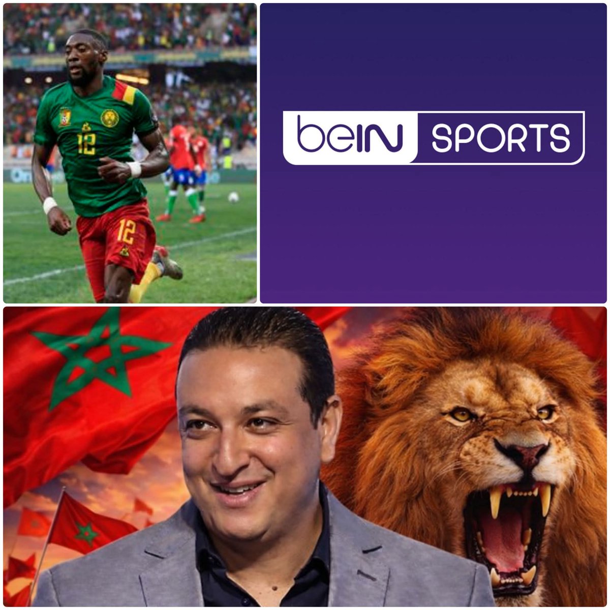 Moroccoftomorow's tweet photo. ⭕ متى أصبح ذكر اسم إيكامبي خطأ مهنيا أو أمرا معيبا يا بين سبورتس؟ تتحدثون عن الاحترافية ثم تعاقبون معلقا رياضيا لمجرد الإشادة بلاعب كاميروني يعد أسطورة، شأنه شأن إيطو وأسامة السعيدي، وكلهم يستحقون التقدير. كلنا جواد بادة.
@BeddaJaouad https://t.co/2NocB8ZZd8