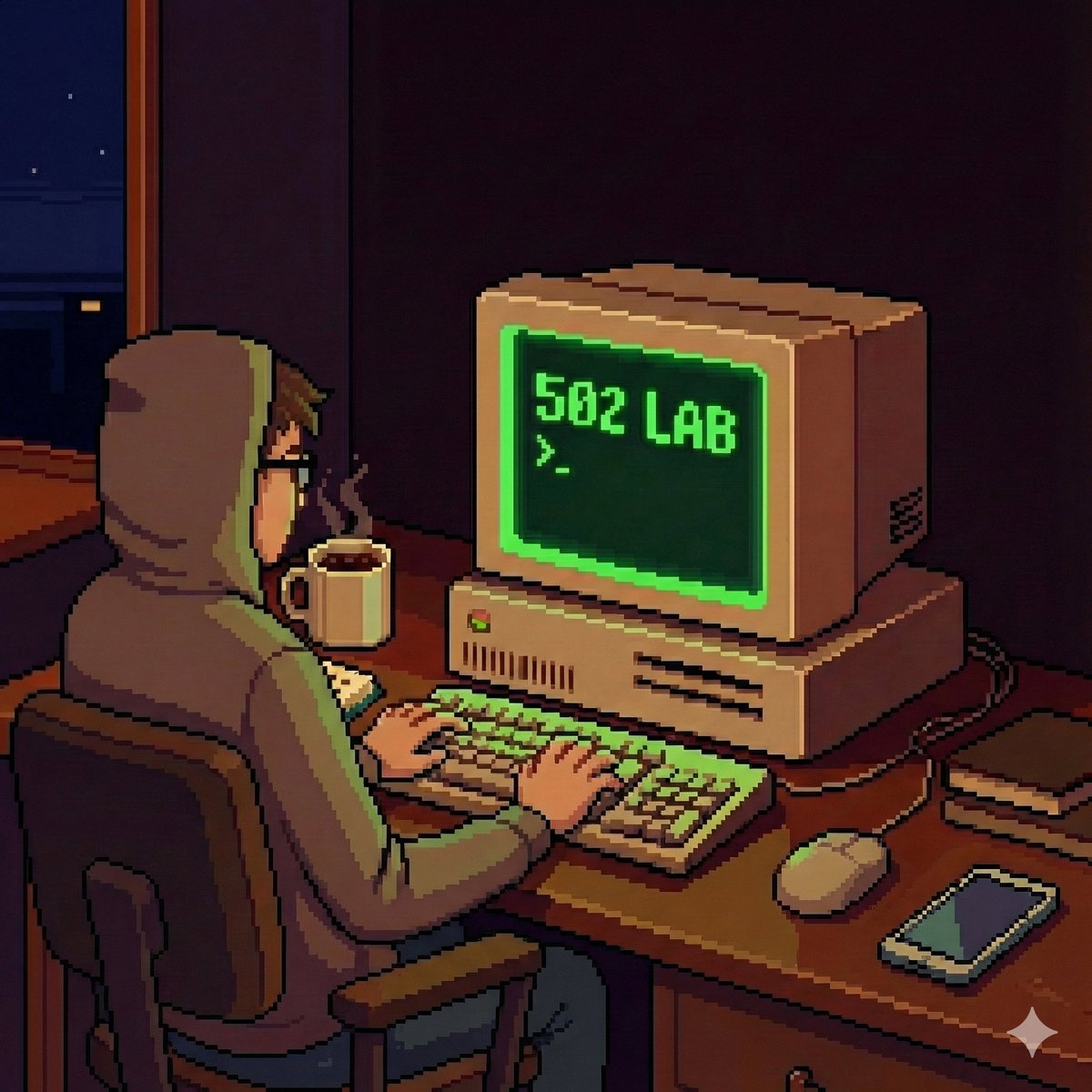 502_Lab's tweet image. Nano Banana 做的新头像