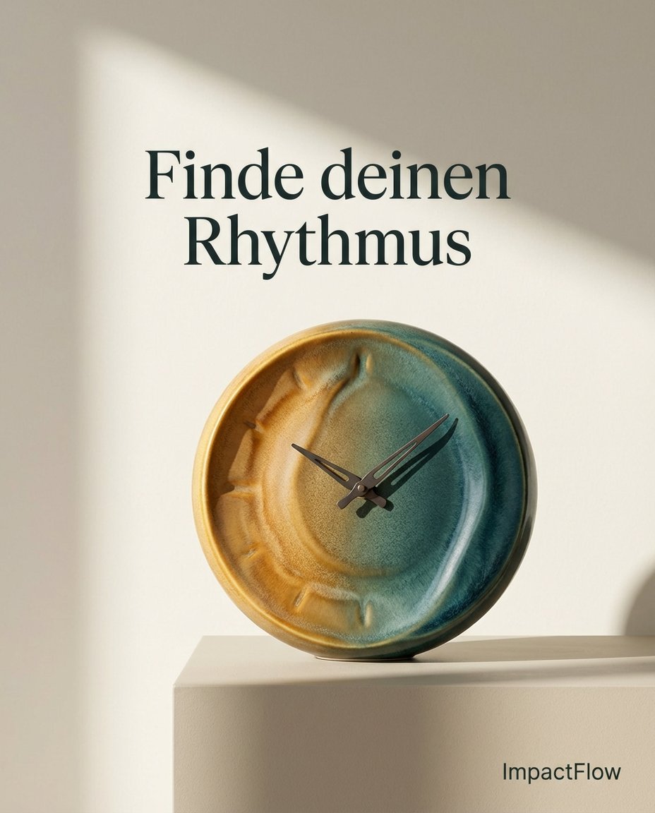 Fühlst du dich trotz Schlaf gerädert?

Viele Frauen kämpfen gegen ihre innere Uhr. Doch Erschöpfung ist oft keine Frage fehlender Disziplin, sondern der Biologie.

Pass dein Business deinem Rhythmus an, nicht umgekehrt. Intelligente Energieführung schlägt Härte.

#ImpactFlow