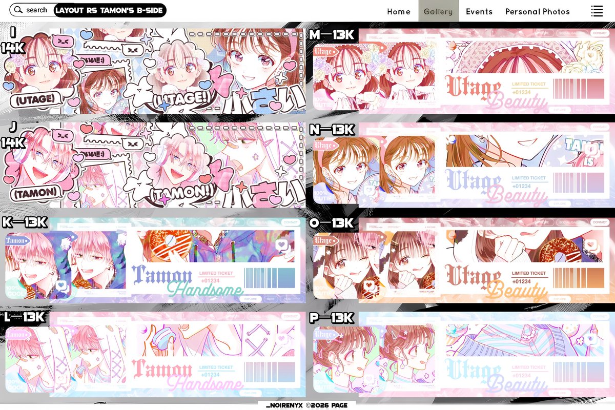 _noirenyx's tweet image. A retweet or like will be appreciated!

Hallo, saya bawa 16 layout ready tamon's b-side start 13K ㅡ 18K only! Yuk bagi kakak" yang mau jajan bisa dm kode yang dimau ya 🙌

t. 2D anime 
💵 all e-wallet
#zonauang