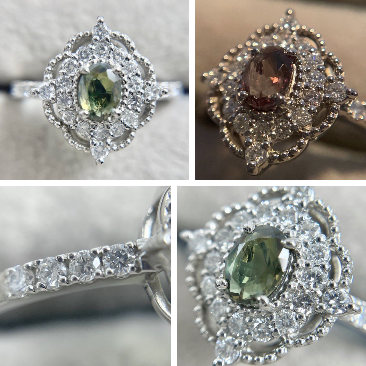 R*a様 Pt900 1.31/0.37ctアレキサンドライト/天然ダイヤモンド Pt900 1.31/0.37ctアレキサンドライト/天然ダイヤモンドリング 最大級