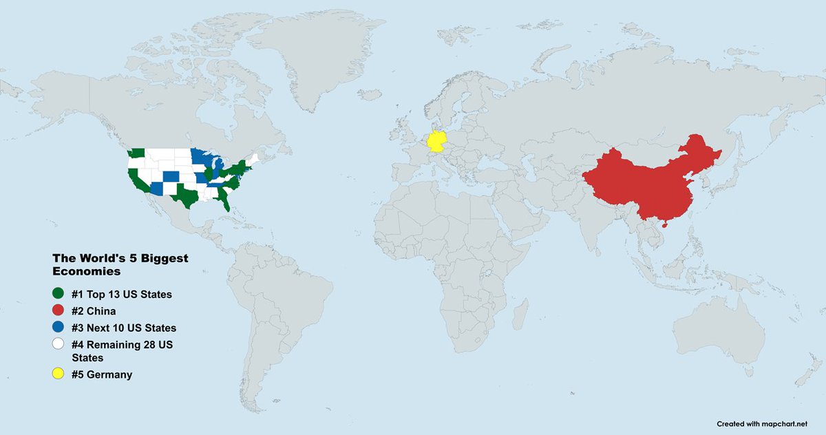 BrilliantMaps's tweet photo. The World’s 5 Biggest Economies

The sources and data: https://t.co/WzPAGg494S https://t.co/3c8IOZaNs2