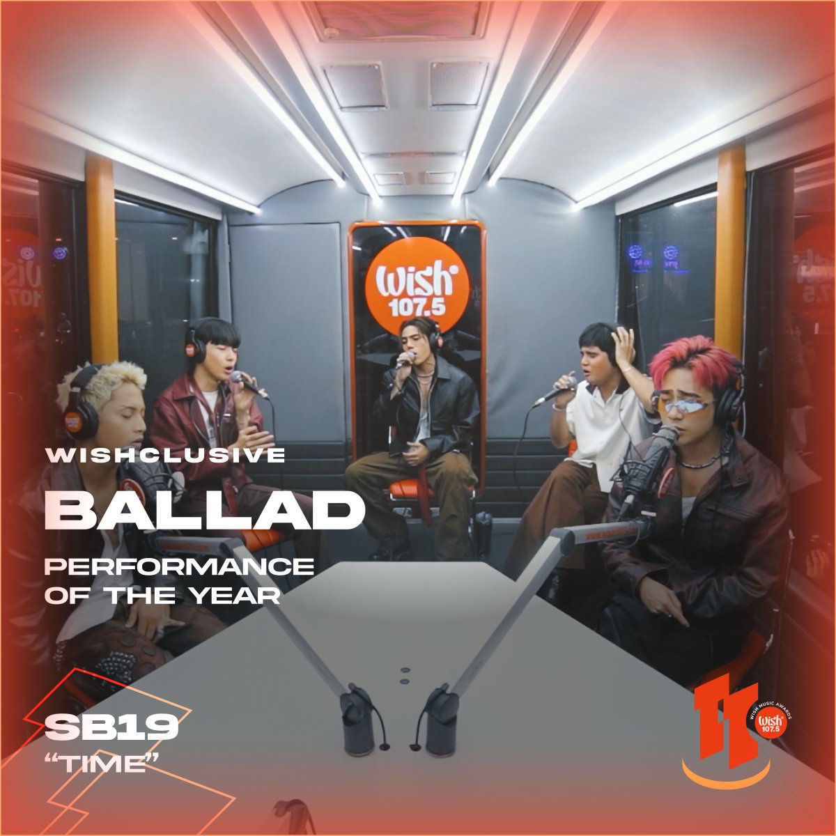 wish1075's tweet image. Congratulations to our Wishclusive Ballad Performance of the Year awardee: "Time" by SB19

They will receive Php25,000. Php100,000 will be donated to the Philippine Cancer Society.

#11thWishMusicAwards