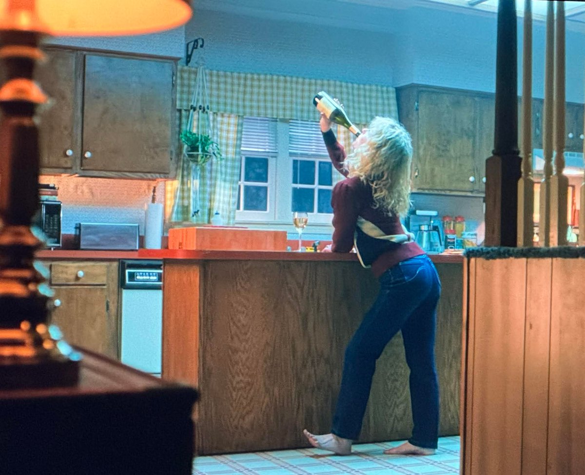 I Love Karen’s wine stance.