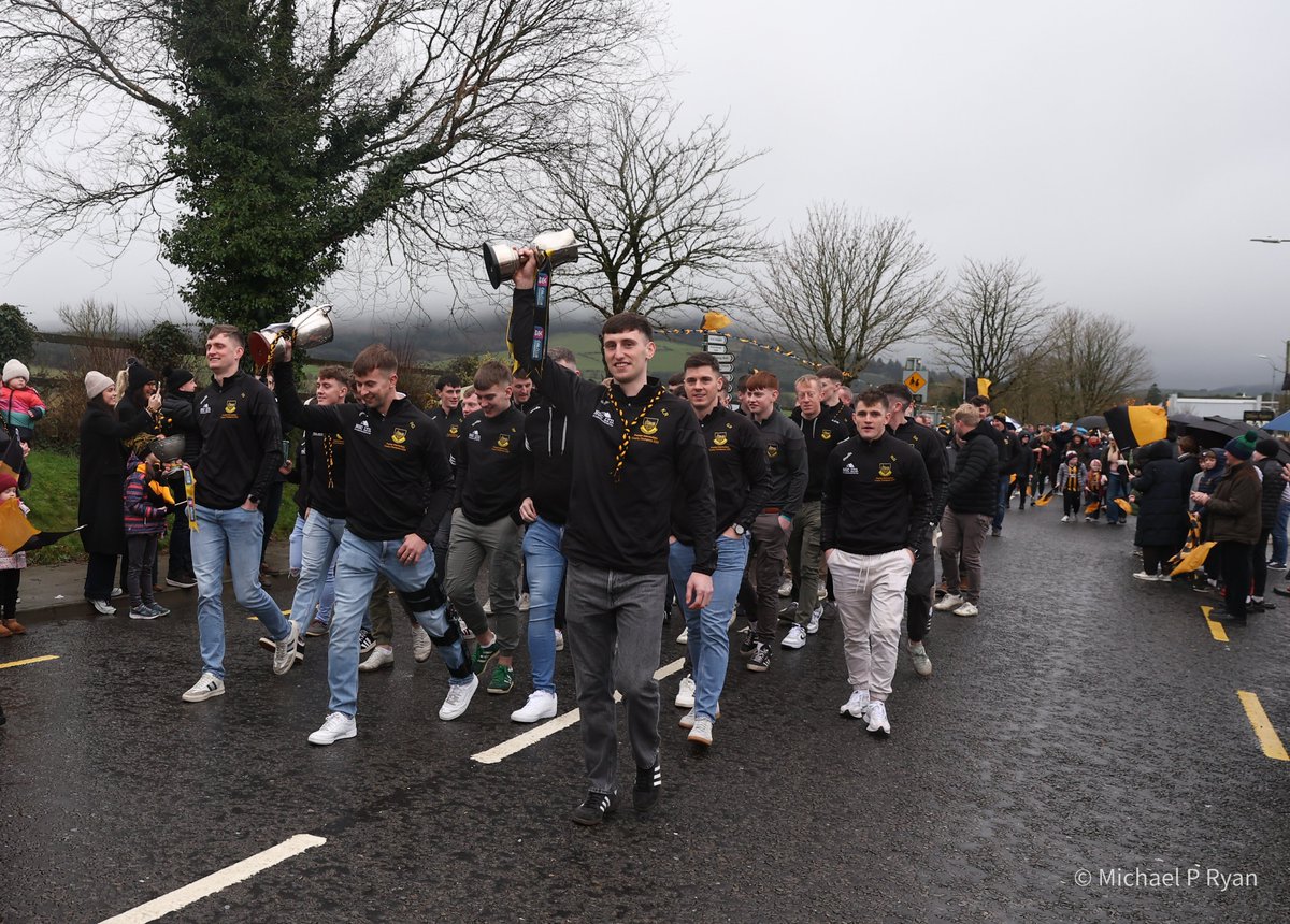ryanmilestone's tweet image. Upperchurch-Drombane All Ireland Intermediate Hurling Champions homecoming.