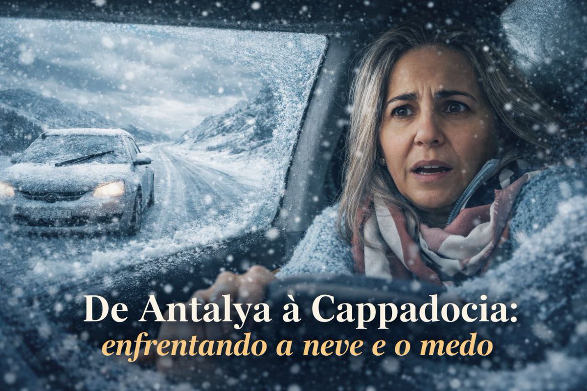 ArleteCaetana's tweet image. 🇹🇷Viagem PERIGOSA de Carro na Turquia ❄️ Antalya → Capadócia no Gelo.

Se você acha que alugar um carro🚗 na Turquia no inverno🏔️ é tranquilo, espera até ver o que aconteceu nessa estrada congelada…
youtu.be/RenJ0AaPlr4?si…