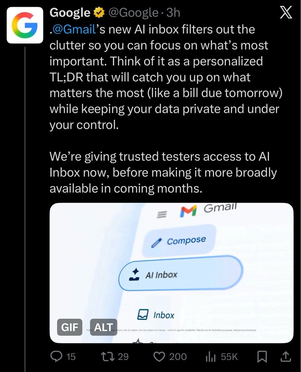 romanbuildsaas's tweet image. RIP Cold Email (1995–2026) 🪦

Google just buried it with native AI inboxes.

To even reach a prospect today, you must:

• Rotate accounts &amp;amp; IPs
• Hyper-customize every email
• Avoid sounding like sales
• Dodge ESP + 3rd-party + AI filters
• Bypass Promotions tab
• Offer…