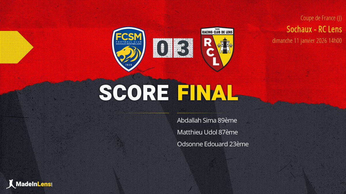 #RCLens #CoupeDeFrance