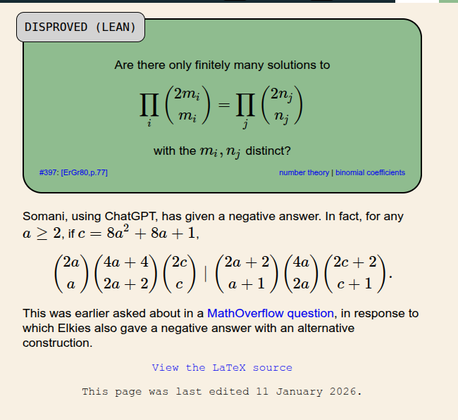 Disproved (Lean) card