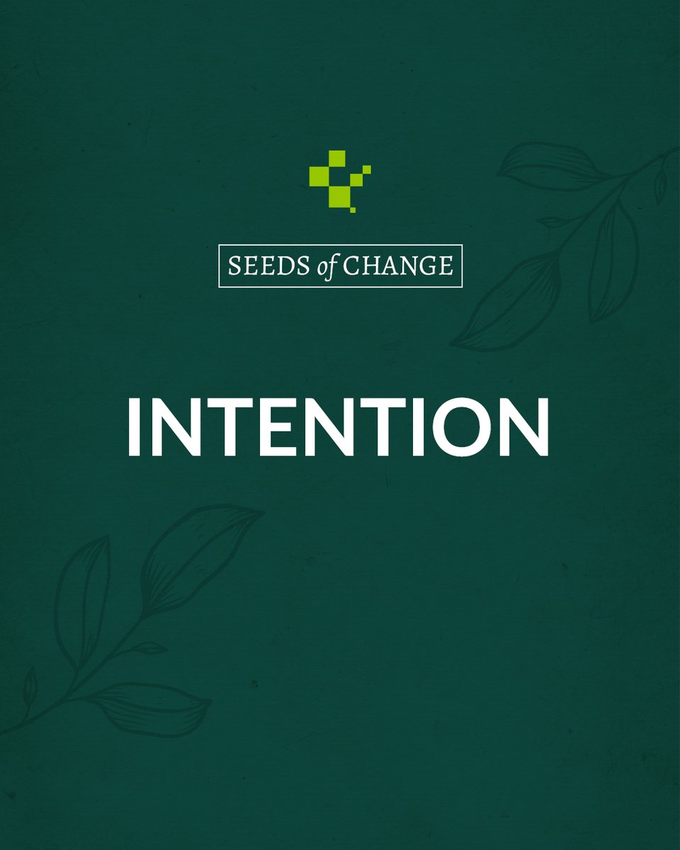 Set your intentions like a compass; it’s what keeps you on the right path.  

#SeedsOfChange #IntentionalLiving #GoalsInFocus #CompassOfLife