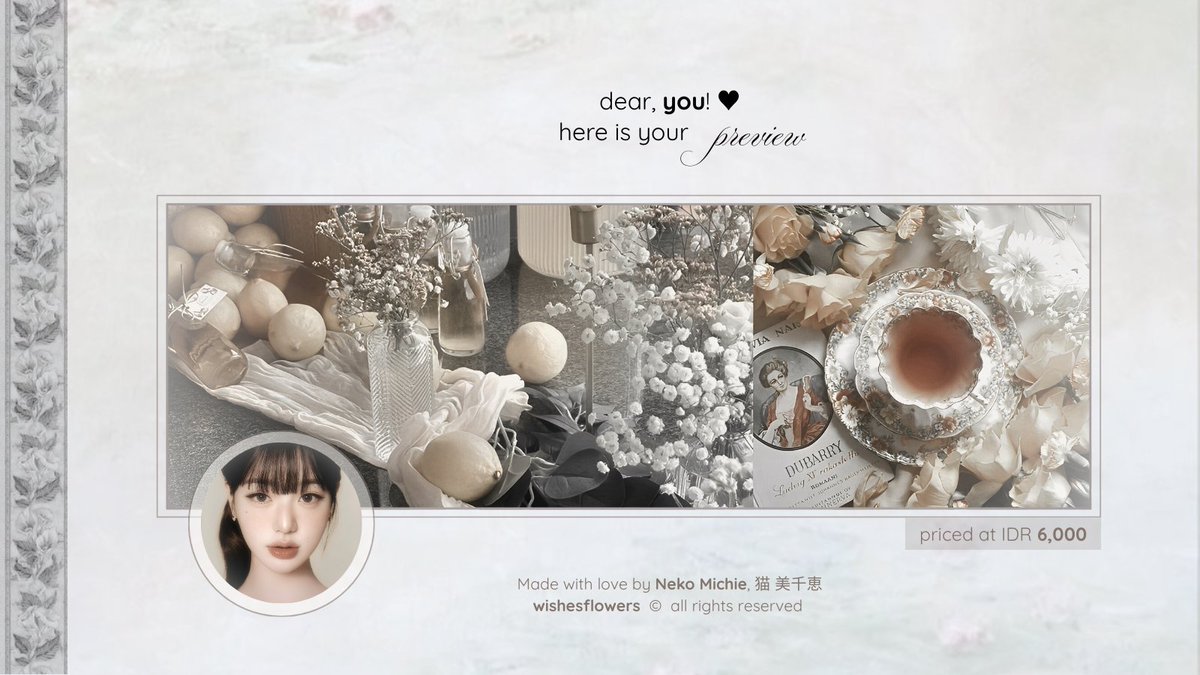 wishesflowers's tweet image. help repost? thank you! 🌼

evening, dearest fleurs. I have 4 ready stock layout from Jang Wonyoung last updates, each priced at IDR 6,000 and you have already gotten both JPG &amp;amp; PNG formats for avatars. knock my direct message if you are interested!  #zonauang  #zonajajan  🍋♥︎