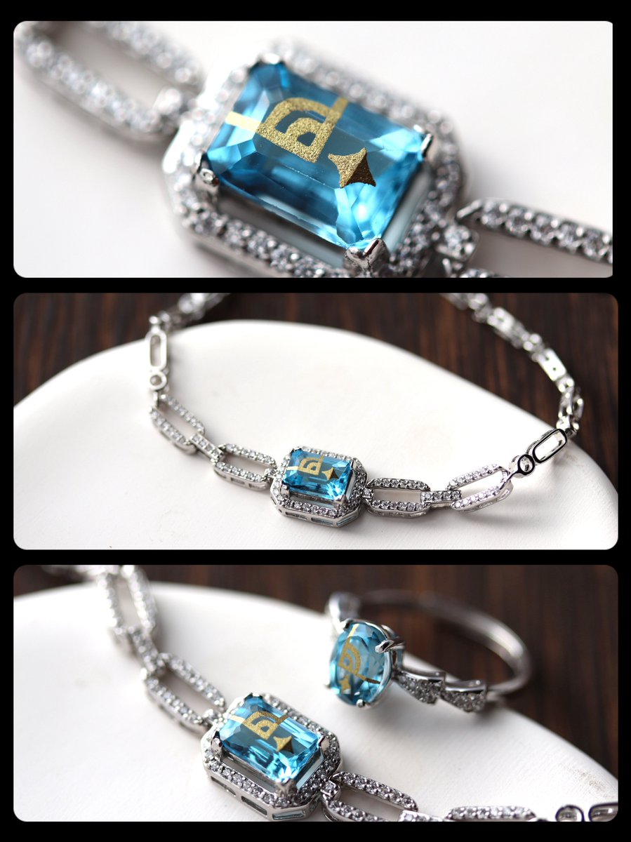 1月新作】 松井江のブレスレット（アジャスター付き） スイスブルー