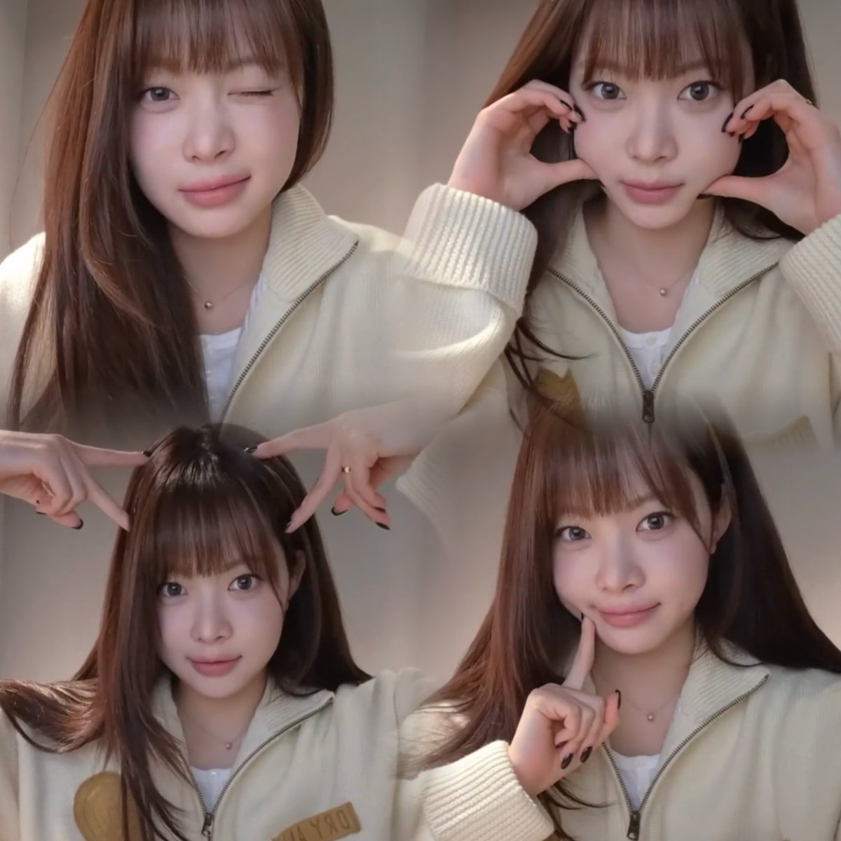 白ウンチェのむのむかわいい🙂‍↕️🤍