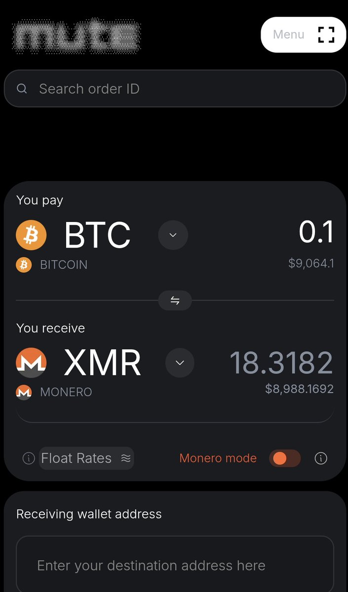 Monero mode is nearly here...

⌛️

<a href="/fluffypony/">Riccardo Spagni</a> <a href="/vikrantnyc/">Vik Sharɱa 🇺🇸</a> 

Its time to push Monero usage !

Get your XMR through MUTE and store it on <a href="/cakewallet/">Cake Wallet</a>
