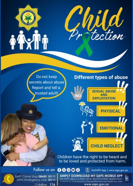 GovernmentZA's tweet image. Teach children about road safety, stranger danger and who to ask for help at school. #GovZAUpdates #ChildProtection beyond #NationalChildProtectionWeek