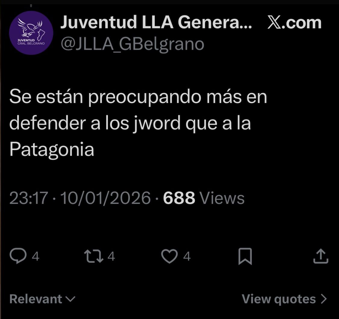 Sebastián Pareja <a href="/SPareja_/">Sebastián Pareja</a>, deciles a los antisemitas tuyos que no tengan miedo, pueden decir "judíos", y que dejen de hacer el ridículo.