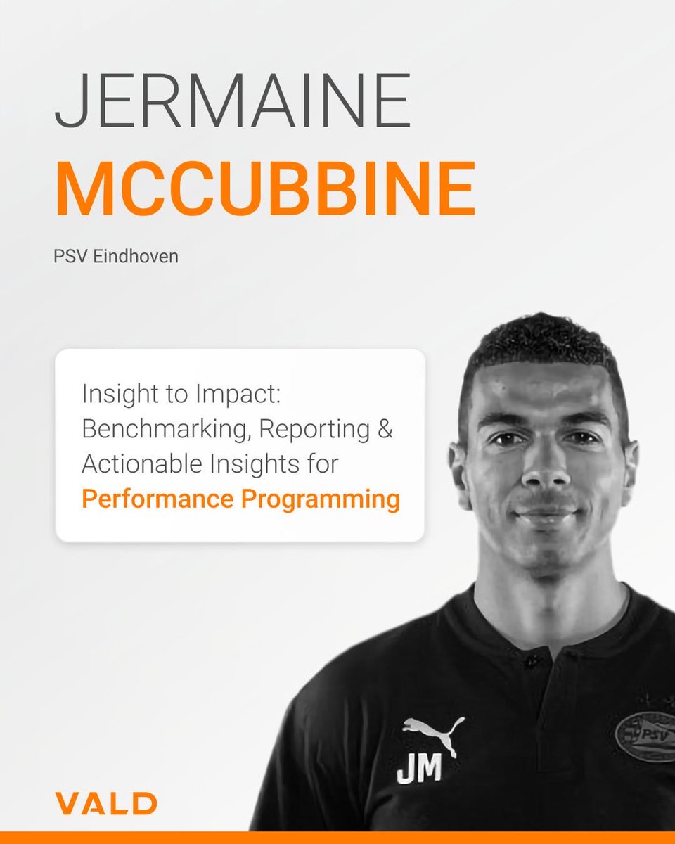 Really excited to present and share some ideas for the upcoming <a href="/VALDPerformance/">VALD Performance</a>  <a href="/SoccerDoc10/">SoccerDoc</a> symposium

 📅11/2/26
📍PSV Eindhoven: Phillips stadium 
🕒15:00 
🔗 lnkd.in/et-JpQB4

Any prior questions, feel free to send a message. 

Hopefully I’ll see some of you there 🤓