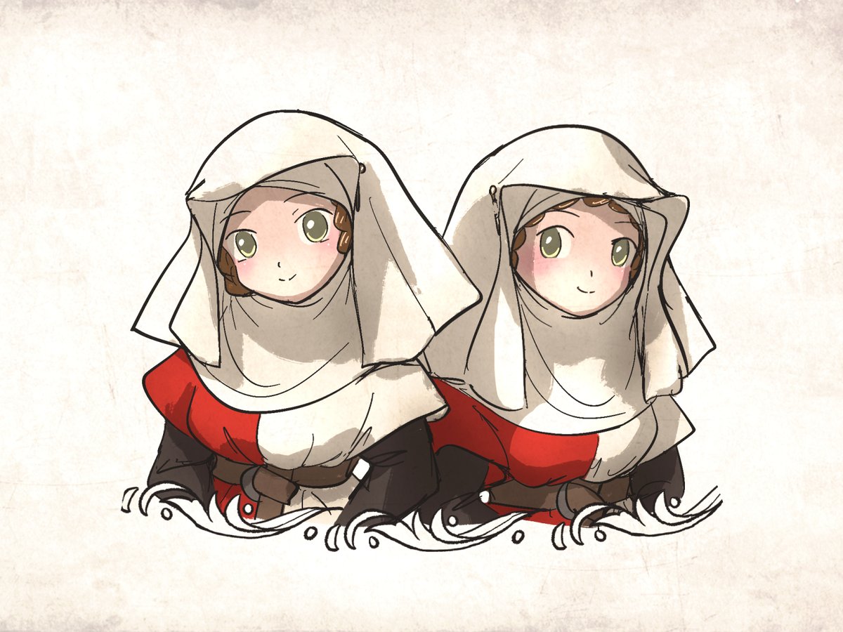 Two servants followed Joanna into Ordo Mediare. Unlike Joanna, they joined the sisterhood through the standard rites, taking religious names as their new identities, and continued to serve Joanna after joining the order.

They were carefully selected individuals whose eye color