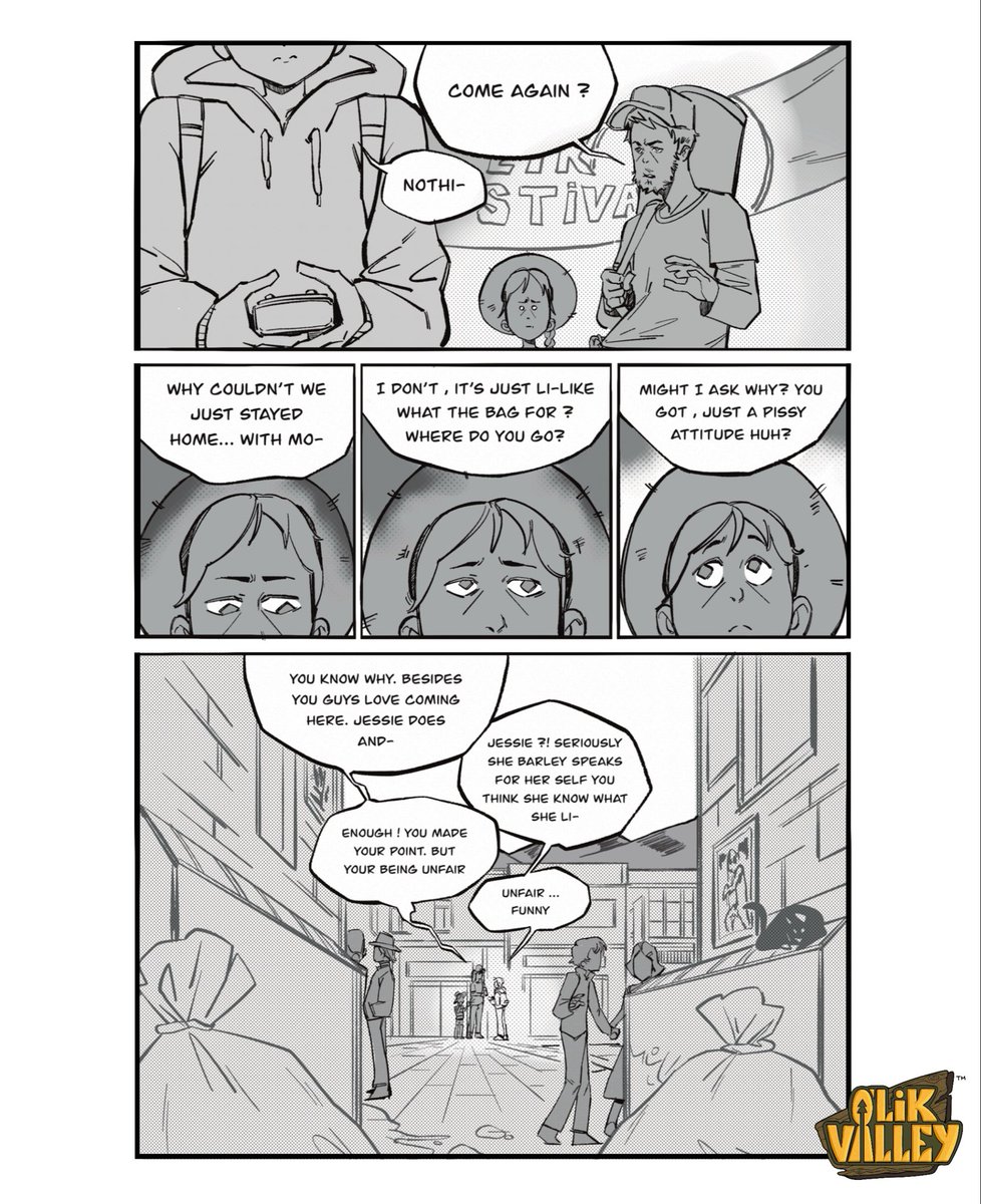 Dovgrub's tweet photo. O’lik Valley-page 10&amp;11 #IndieArtist #comic #art #olikvalley #fypviraltwitter https://t.co/1PAkXD09CD