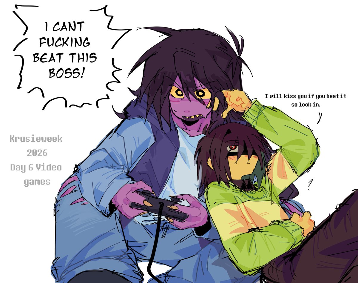 Krusieweek day 6 video games
#DELTARUNE #krusieweek2026 #krusie