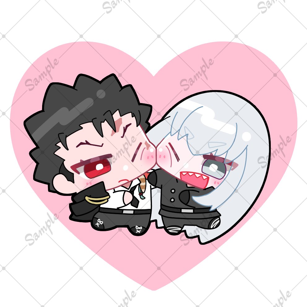 本と一緒に持ってくアクキーこんな感じ。本は3432だったのでグッズは2422で😘