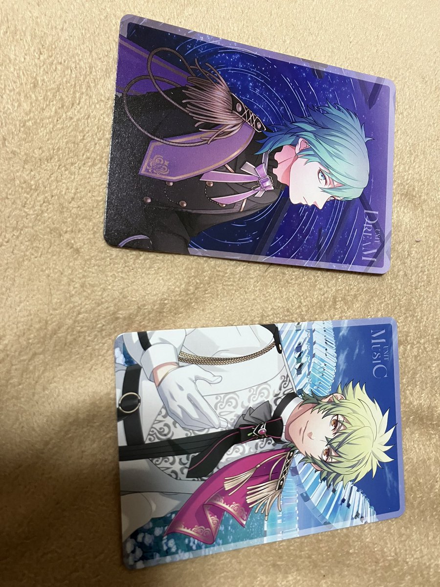 うたプリ 15th 初回限定盤特典カード 【提供】DREAM…藍 MUSIC…大和