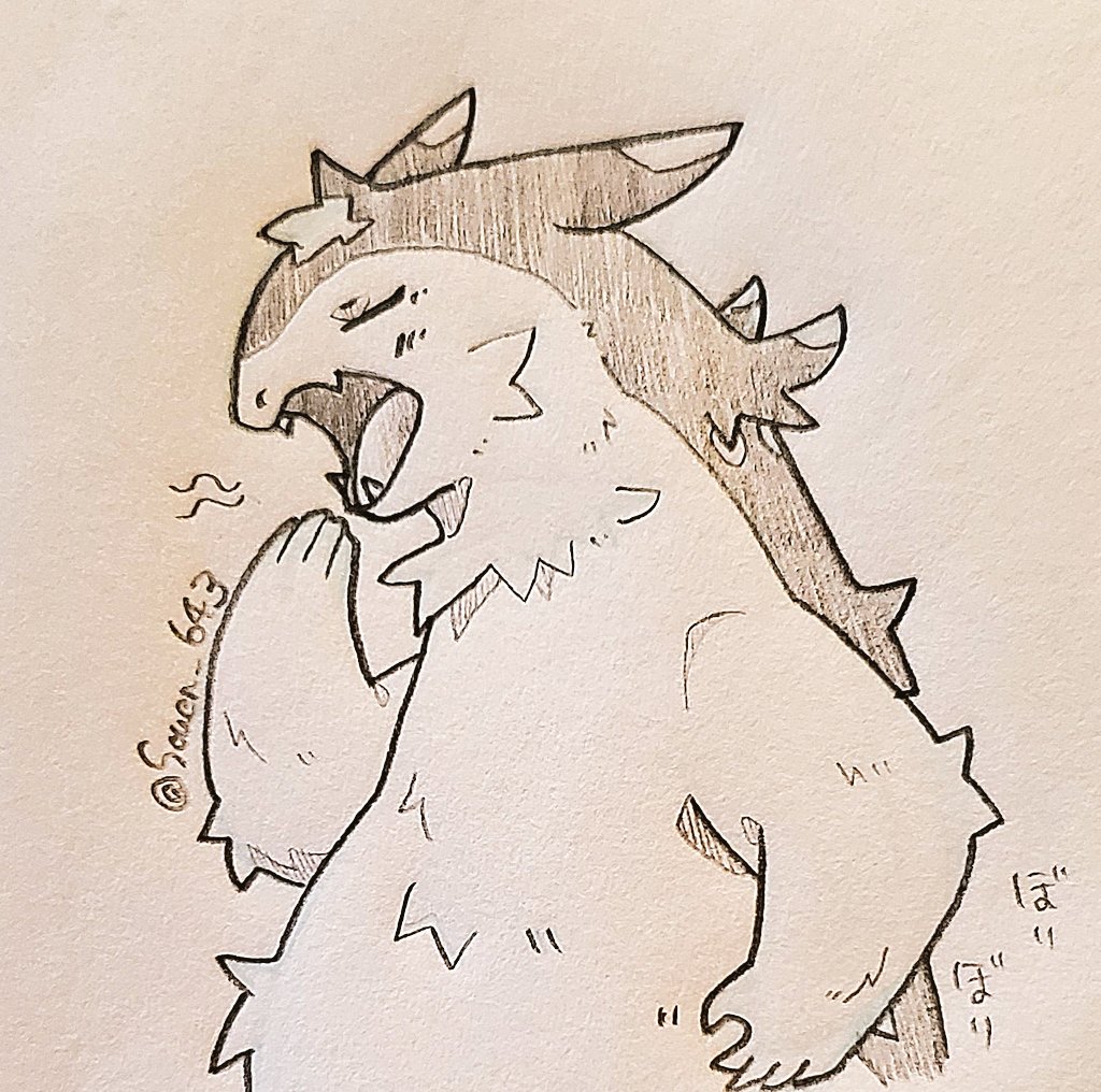 Souen_643's tweet image. 「寝起き」