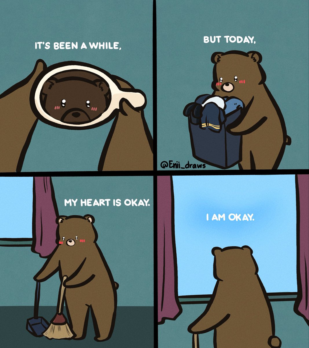 I hope this feeling lasts.