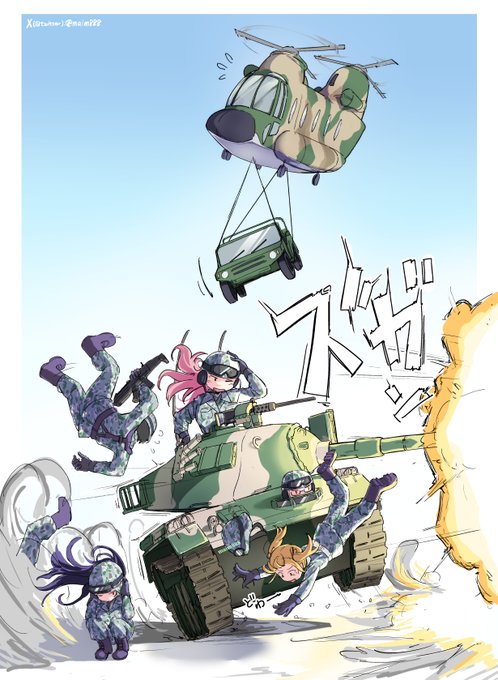 久々のラクガキです。
こういうデフォルメのミリタリー好きなんで描いてるときはめっちゃ楽しかった!
任天堂さん、切実にウォーズ系の新作お願いします… 