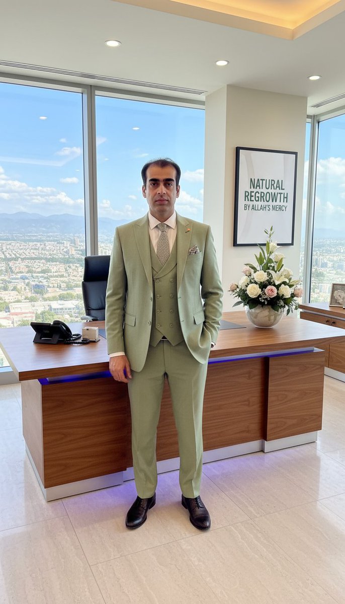 Today hair and height growth after age 21 is not possible.
But this case of Muhammad Qasim can change or rewrite medical biology. As at age 49 his height and hair regrowth started again.