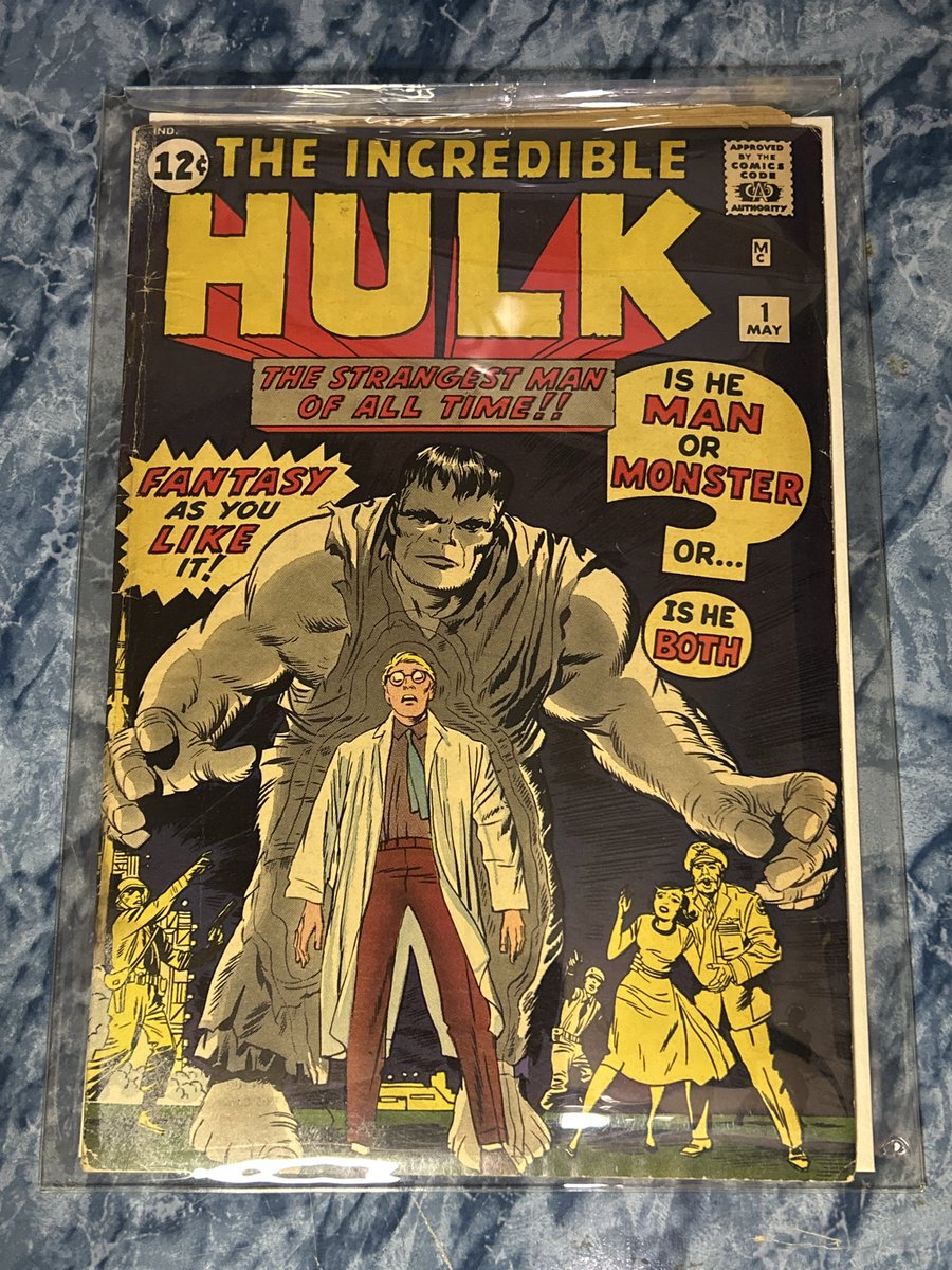 This week’s  #WOWCotW is not in the greatest condition, but still a monster book to have, The Incredible Hulk #1