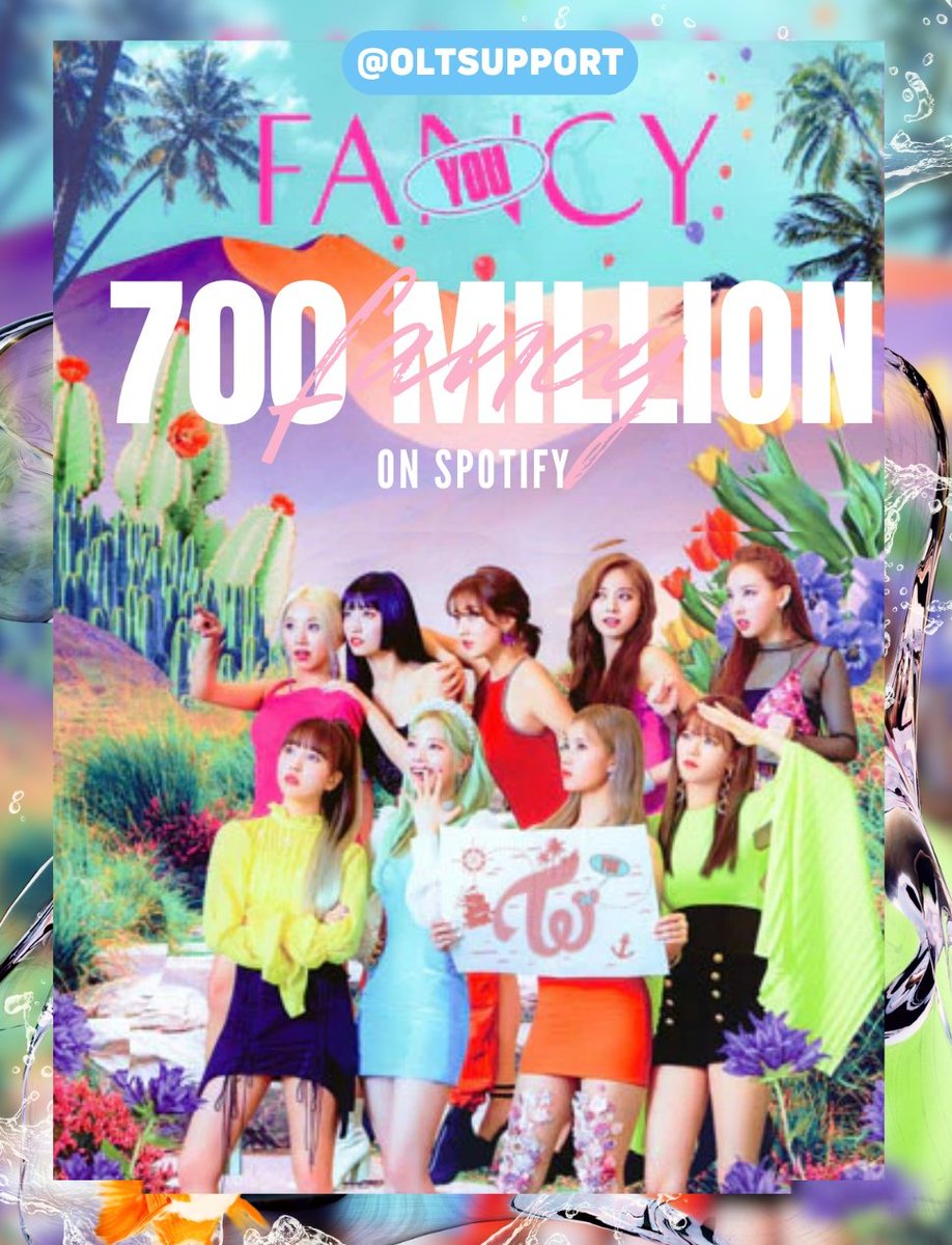 #TWICE 'FANCY YOU' has surpassed 700 MILLION on Spotify !!

—It's their 4th album to do so 🔥