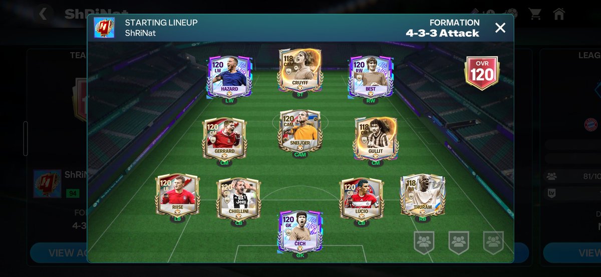 The irregularity in chance distribution of VSA is getting ridiculous at this point. 

Pic 1: Against same ovr 
Pic 2: Against -2 ovr
Pic 3 and 4: Their teams

Why am I getting the same chance distribution against similar ovr as -2 ovr did against me and vice versa? <a href="/EASFCMOBILE/">EA SPORTS FC MOBILE</a>