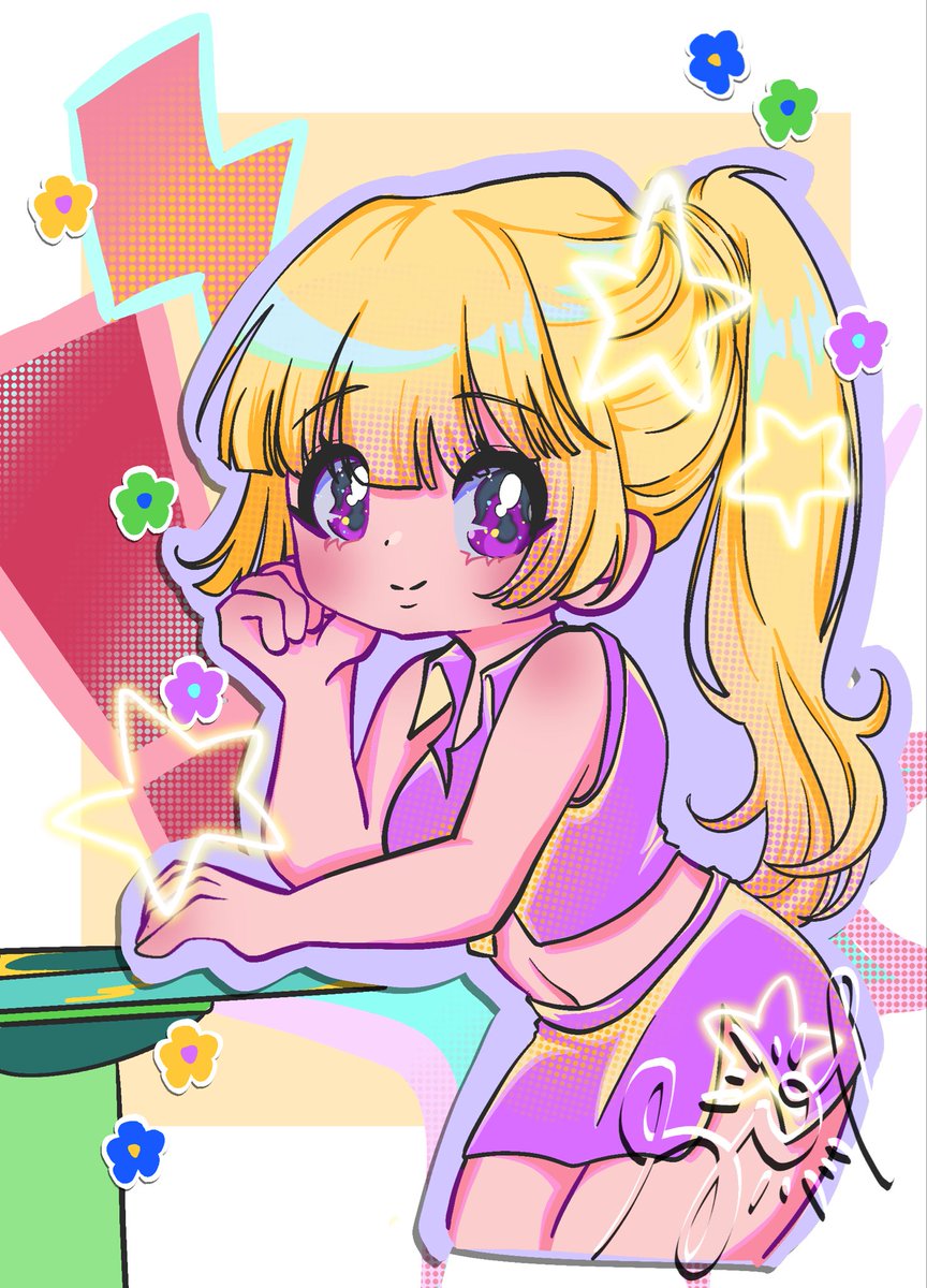 soleia_dayVT's tweet photo. Have an art drop instead hehe 🫣

Playing with brighter colors recently! https://t.co/7kIL4UAYtY