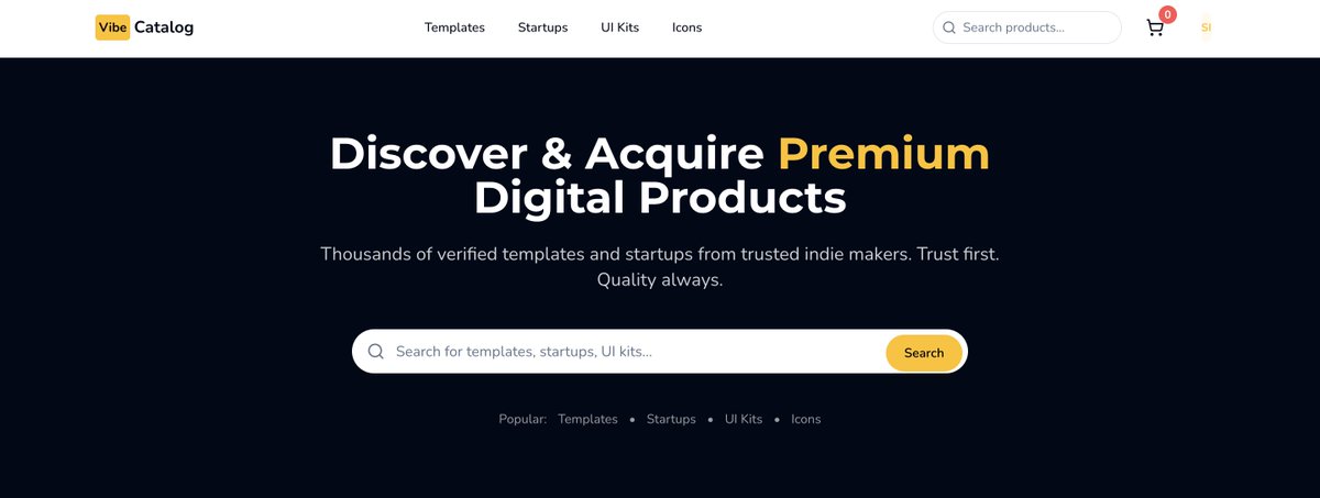 What if vibecoders could sell what they build? 👀

- Templates
- Entire startups

Sneak peek below 👇 Stay tuned 🚀