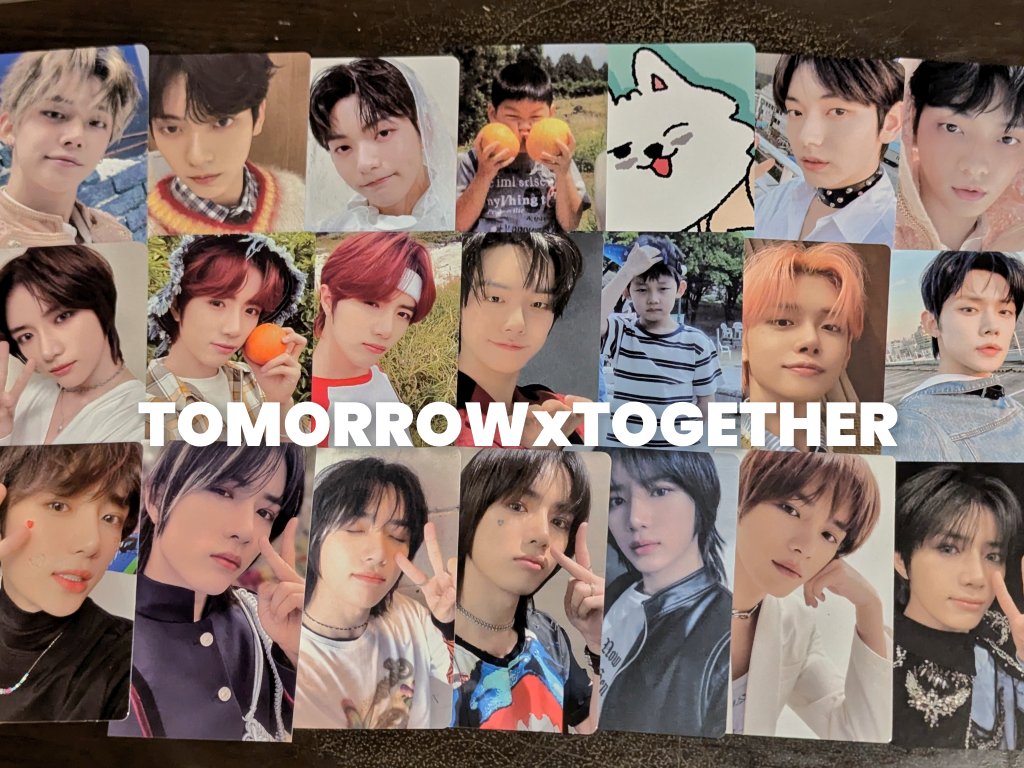 txt トレカ TXTグッズ フォト カード 55枚 セット トレカ TOMORROW X TOGETHER