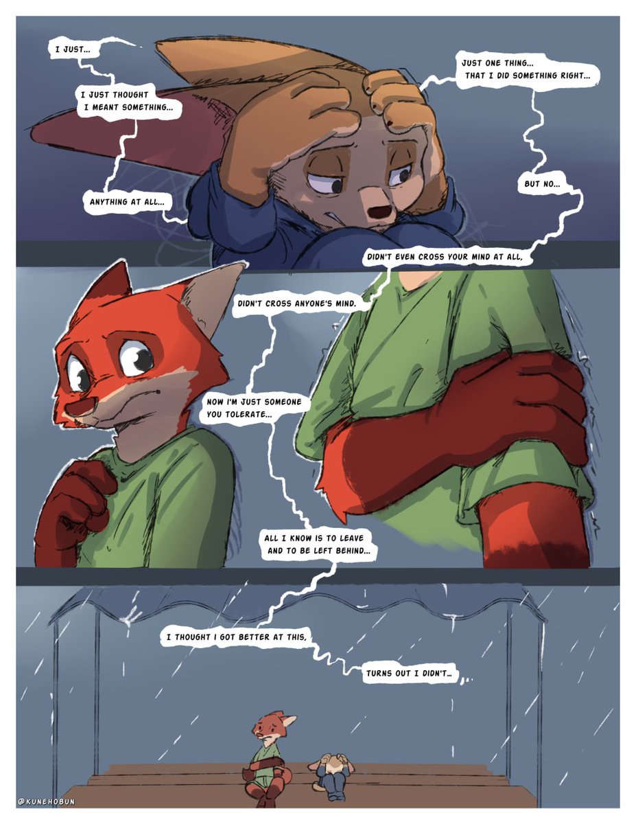 Kunehobun's tweet photo. 'Partners' in Crime
page 6/6

#Zootopia #Zootopia2 #Finnick #NickWilde https://t.co/2iN0sgJMxt