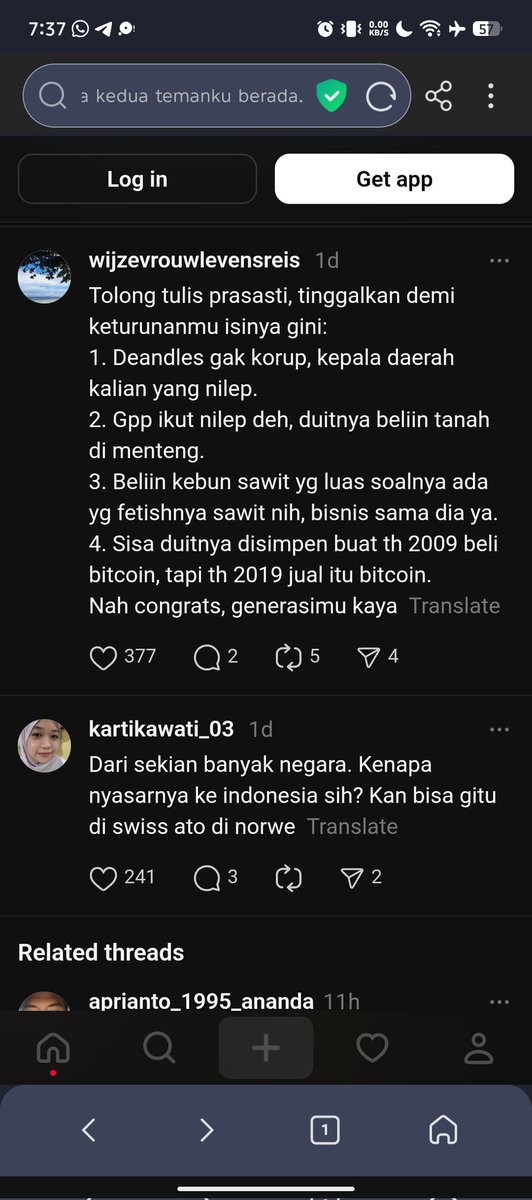 nanalatos's tweet photo. @daisyastera Komennya yalord ketawa ngik ngik 😭 https://t.co/QQnaftYARj