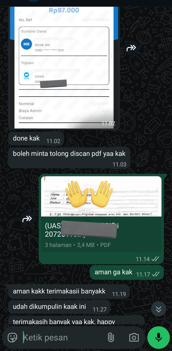 studywint's tweet image. 🚨OPEN JOKI ALERT🚨
Deadline tugas bikin pusing?🤯 Serahin aja ke ahlinya!
✅ Akuntansi&amp;amp;Perpajakan
✅ Siklus Akuntansi 
✅ Tugas&amp;amp;Pengetikan, Perapihan 
✅ PPT, sertifikat, portofolio
✅ Edit foto &amp;amp; video

💸 Mulai dari 2k
📩 wa.me/628979001296

#openjoki #jokitugas #zonauang