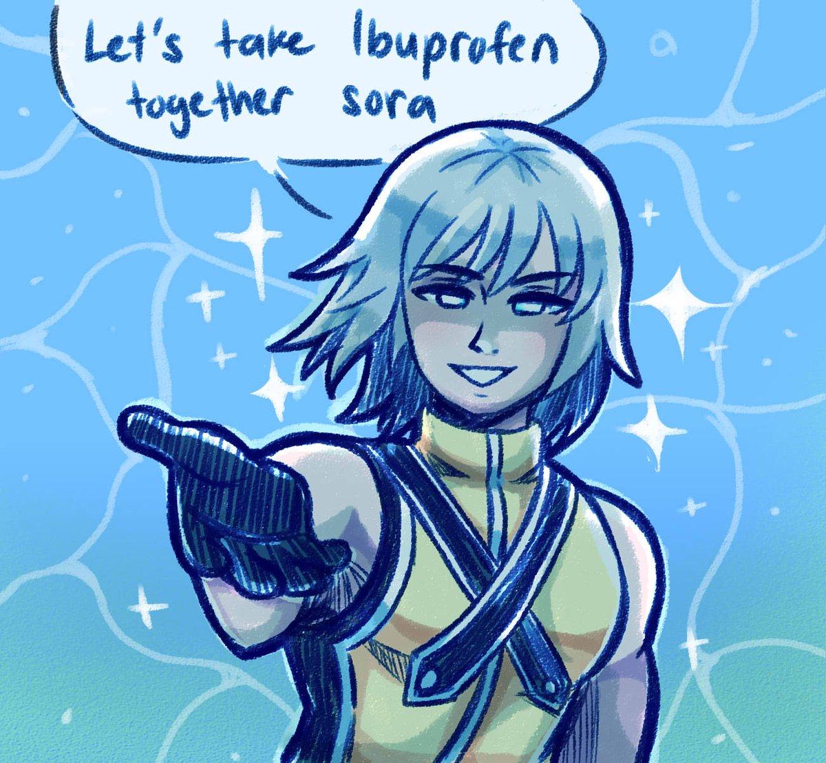 berhabuklah's tweet image. I forgot I draw this last year

real bros take ibuprofen together