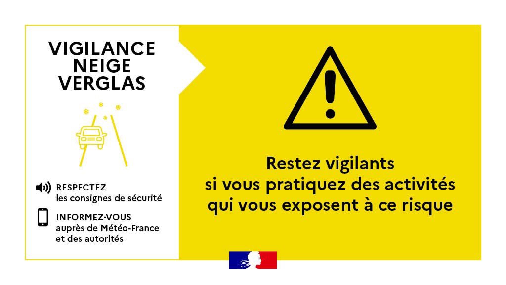 Image de Préfète de l'Aisne - #vigilance 🌨️🟡 | Météo-France France a placé le département de l’Aisne en vigilance jaune pour le