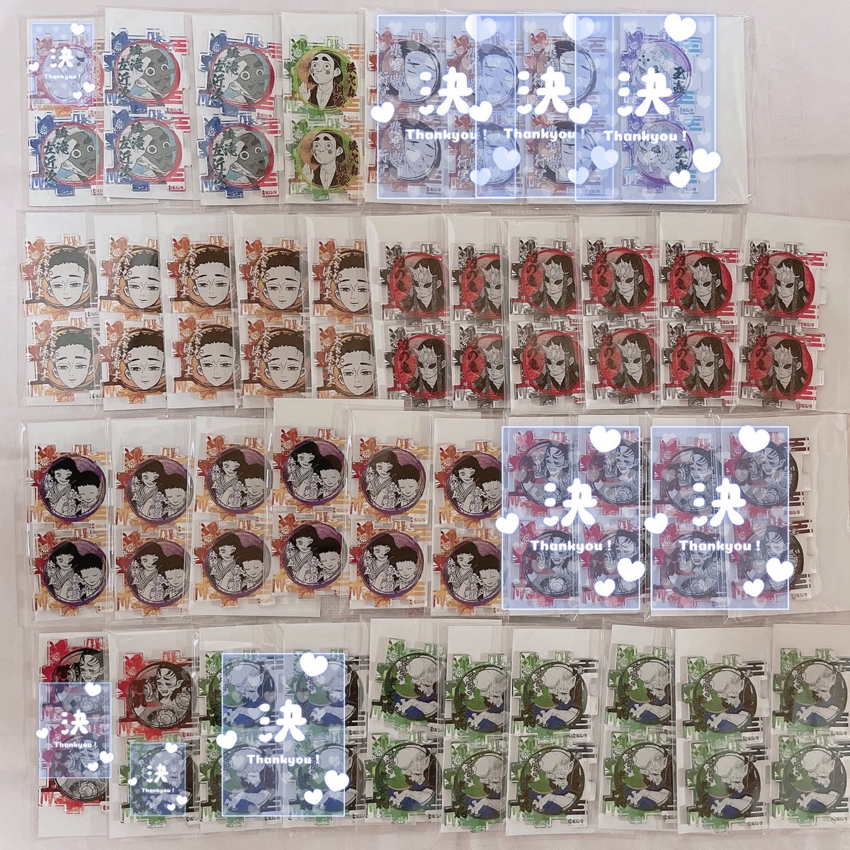 交換/譲渡】鬼滅の刃 原画展 つながる アクリルパズル コレクション 譲