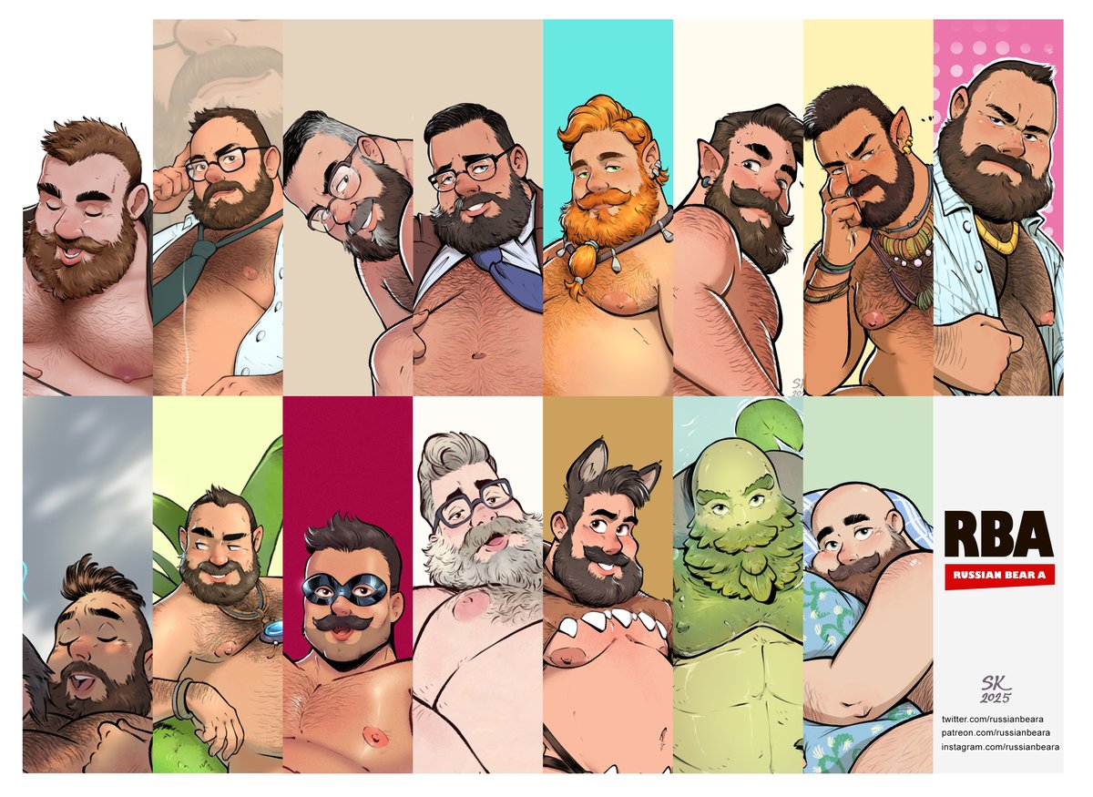 I didn't draw much last year. Thanks to the guys on Patreon for their support, and to everyone who subscribes, waits, and looks at my pictures. I'm very pleased!💙