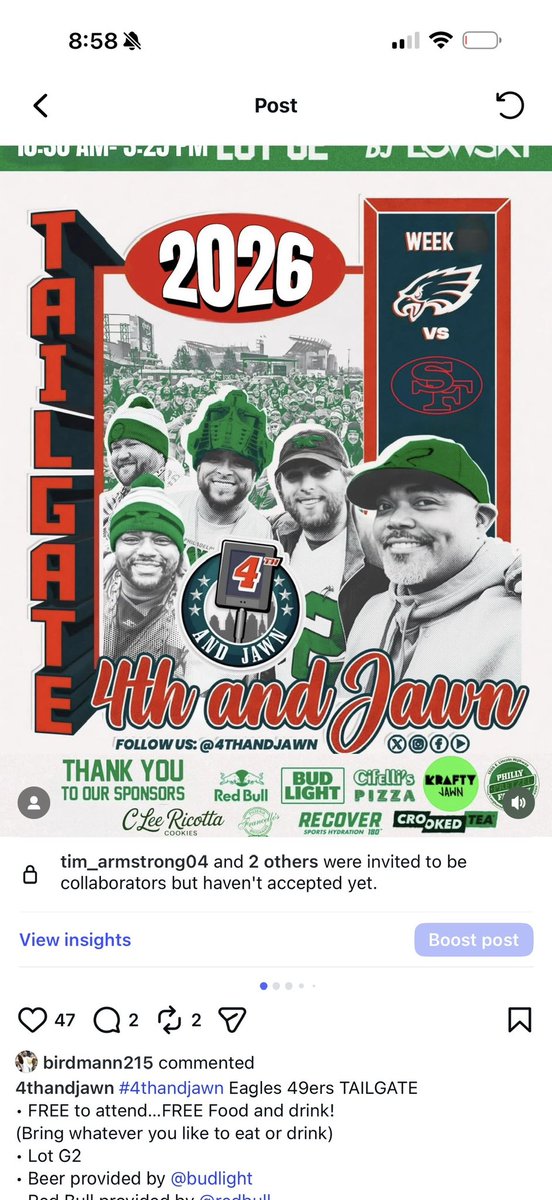 4th and JAWN tweet media